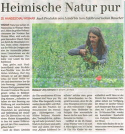 Hof Hoher Schönberg in der Zeitung